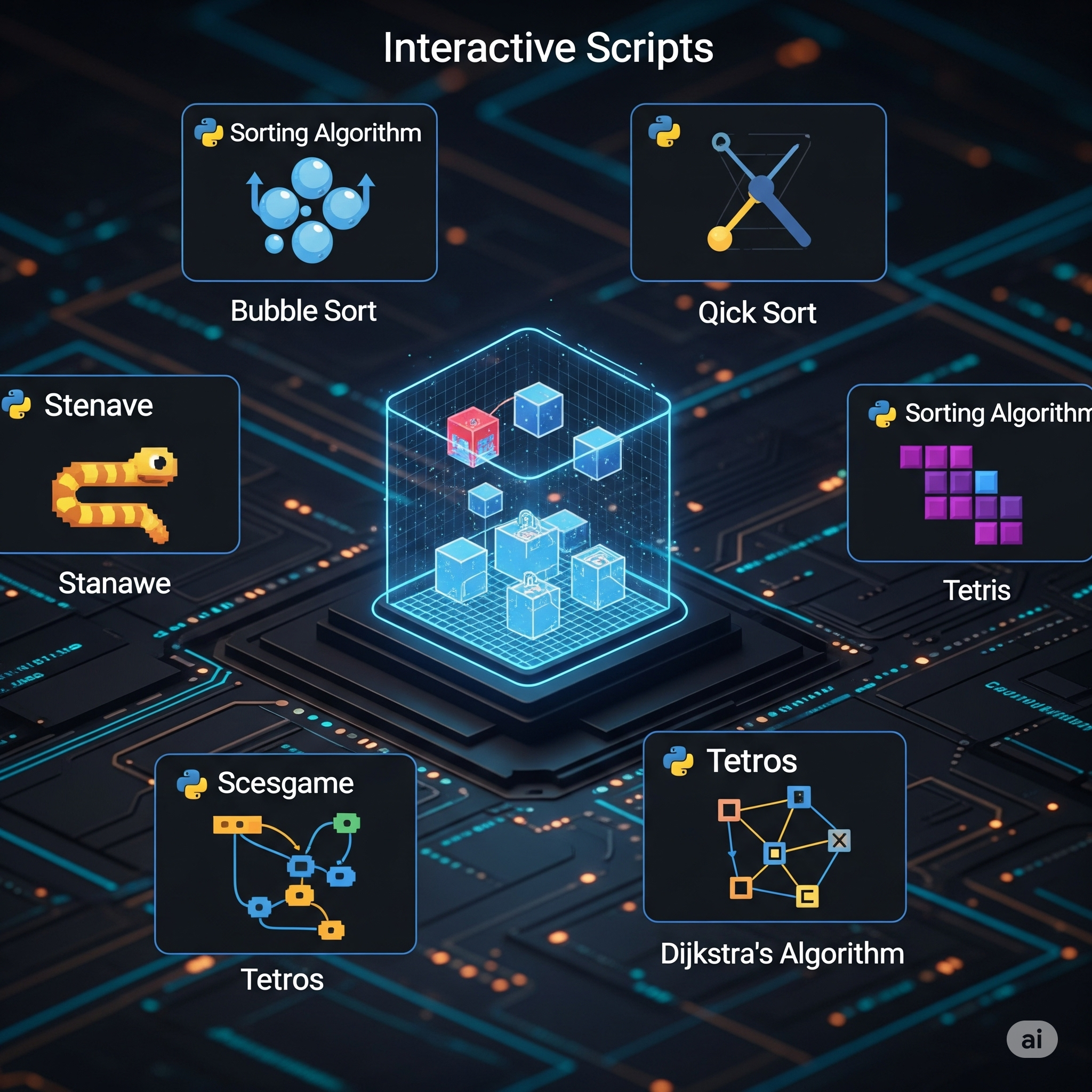 Python Interactive Scripts